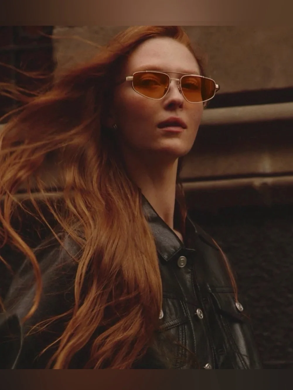 Quay Australia Gold Frame Sunglasses with Amber Lenses